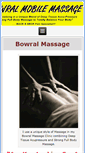 Mobile Screenshot of bowralmassage.com